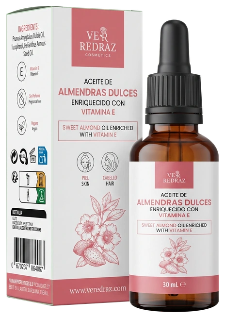 Sweet Almond Oil with Vitamin E · 30 ml