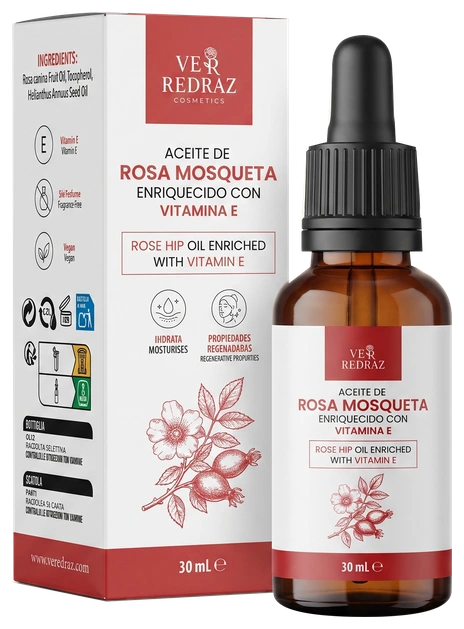Rosehip Oil with Vitamin E · 30 ml