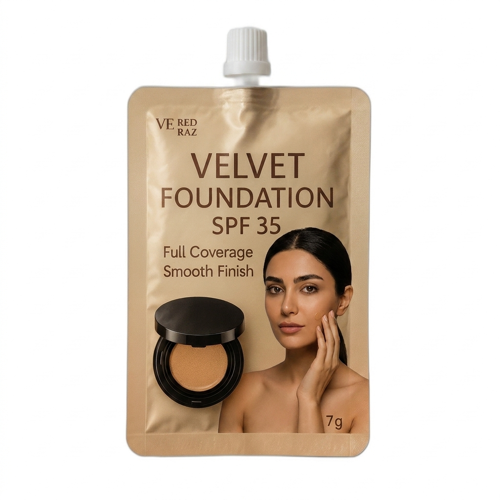 Velvet Foundation SPF 35 — 165 Almond — Aksominė danga SPF 35