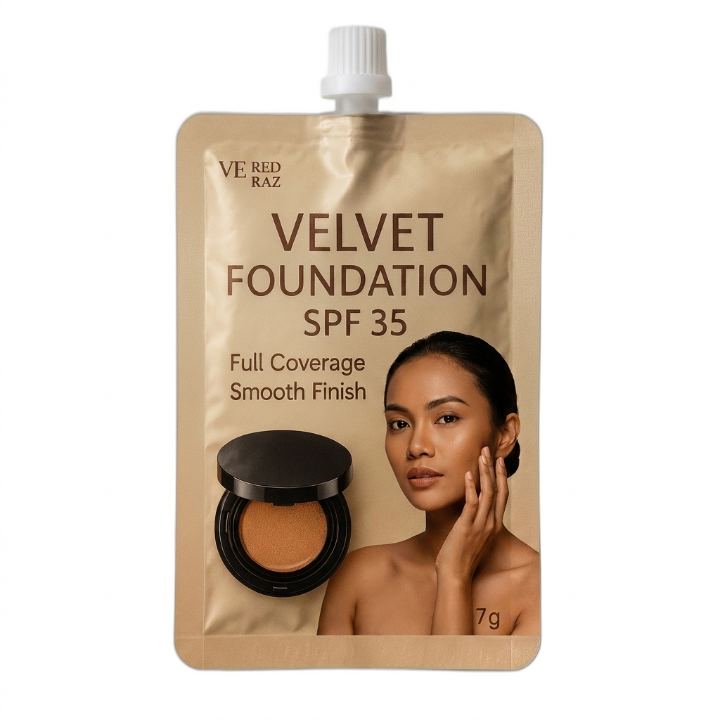 Velvet Foundation SPF 35 — 185 Cinnamon — Aksominė danga SPF 35