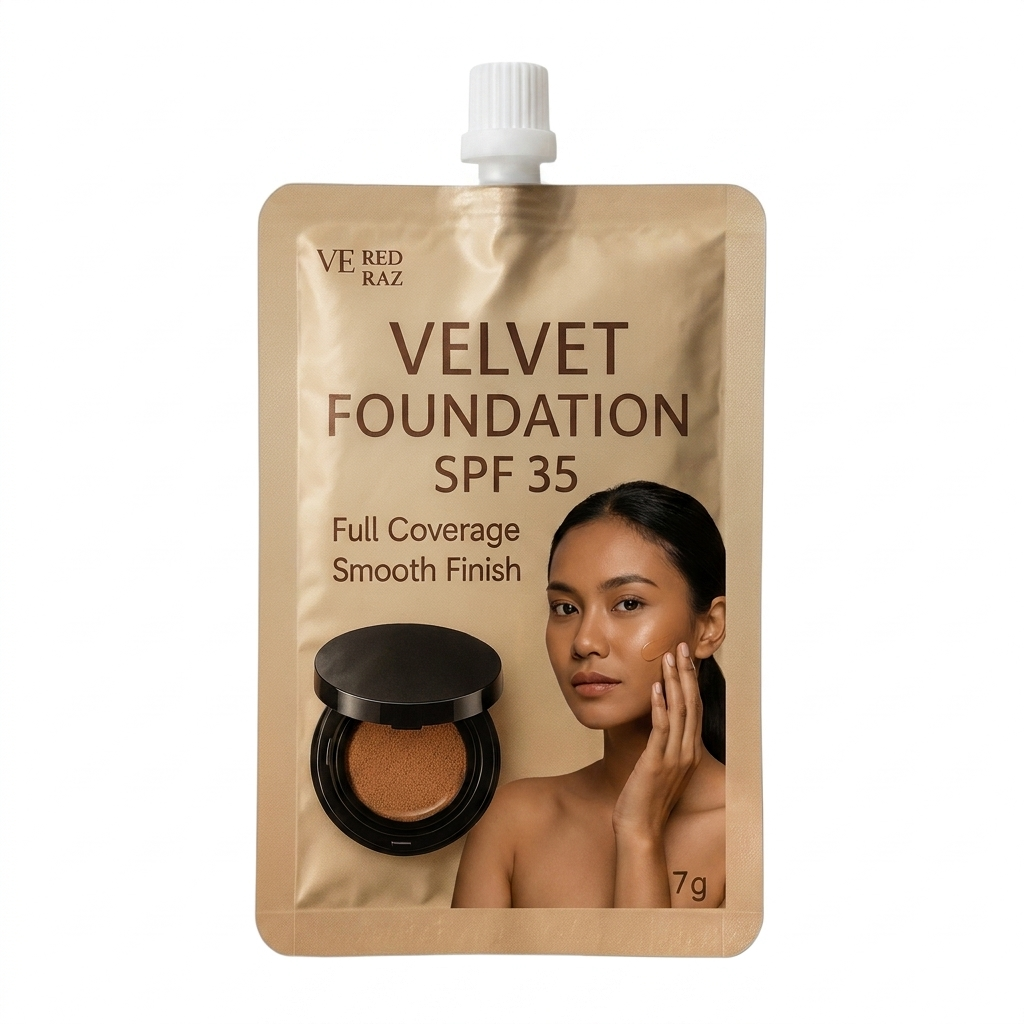 Velvet Foundation SPF 35 — 210 Hazelnut — Velvet dækning SPF 35