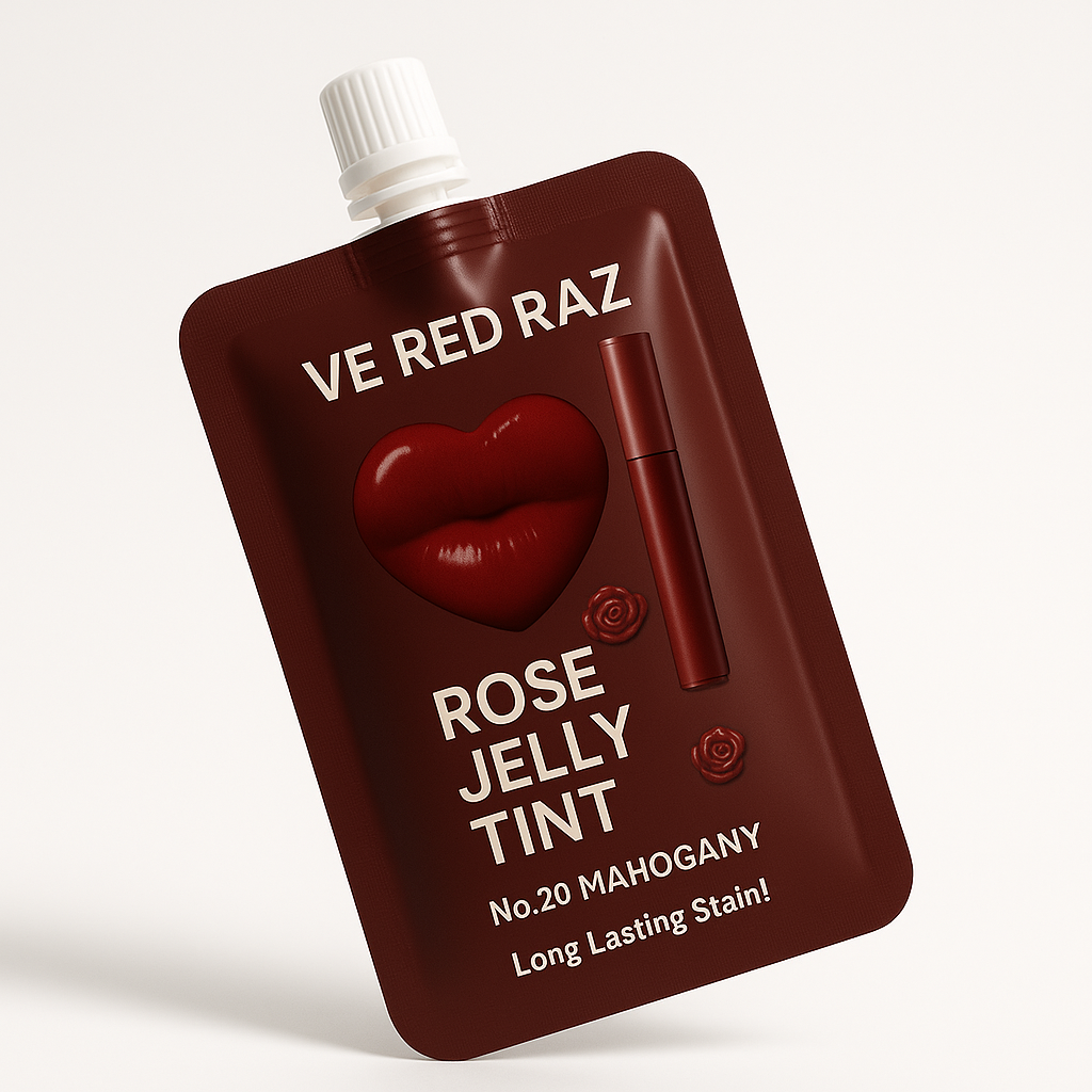 Lip Jelly — Mahogany — Lip Gloss με Τριαντάφυλλο