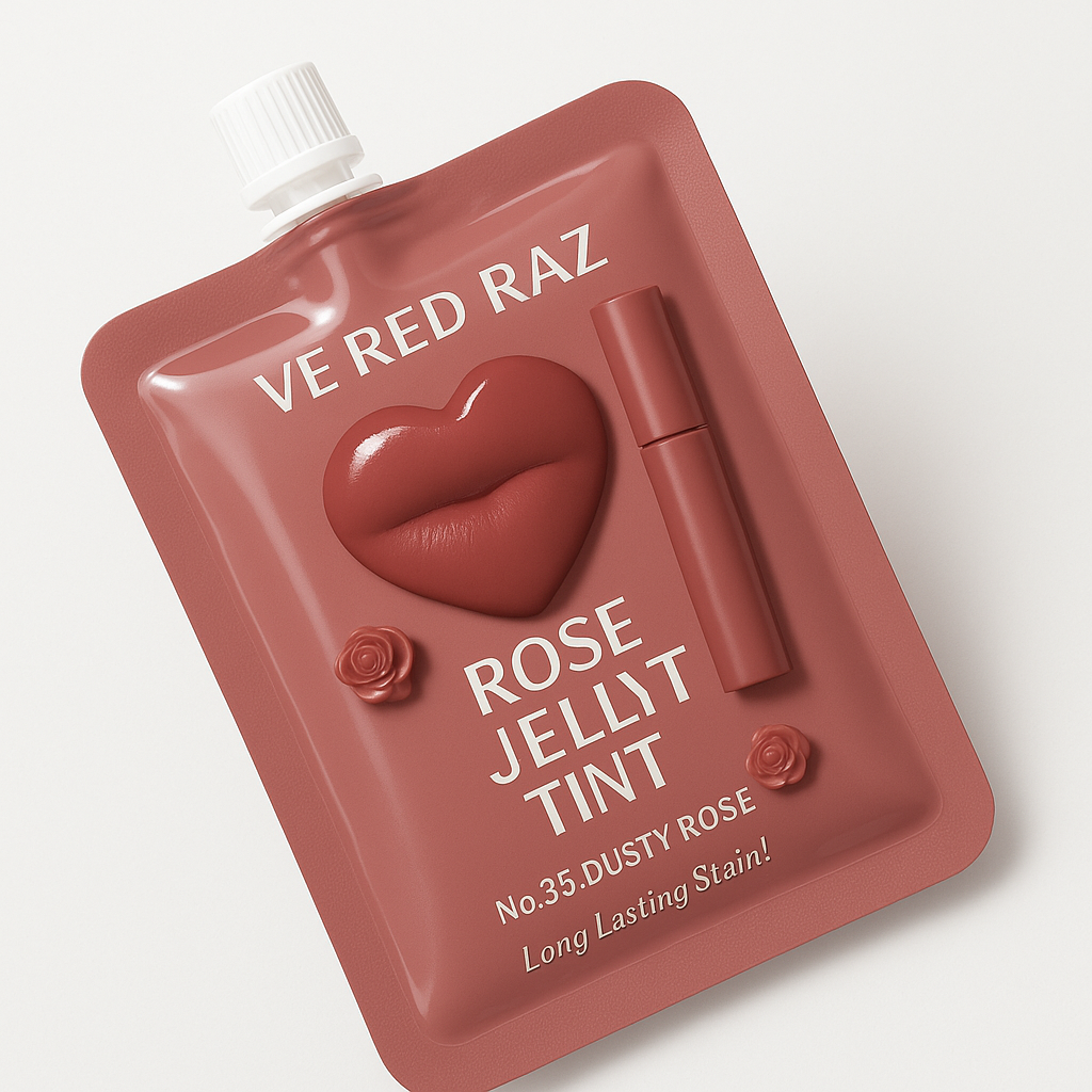 Lip Jelly — Dusty Rose — Błyszczyk z Różą