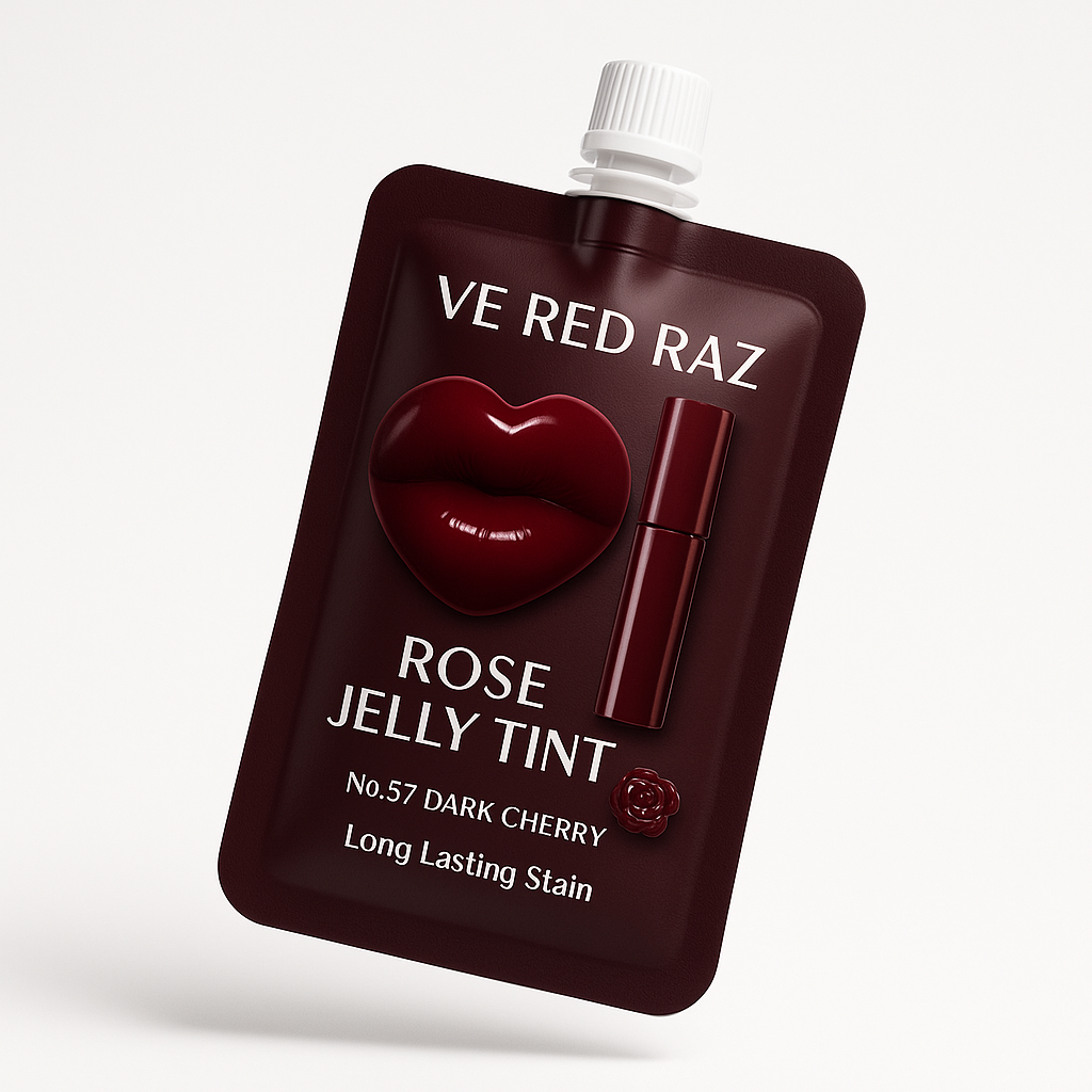 Lip Jelly — Dark Cherry — Roseninfunderet Lipgloss