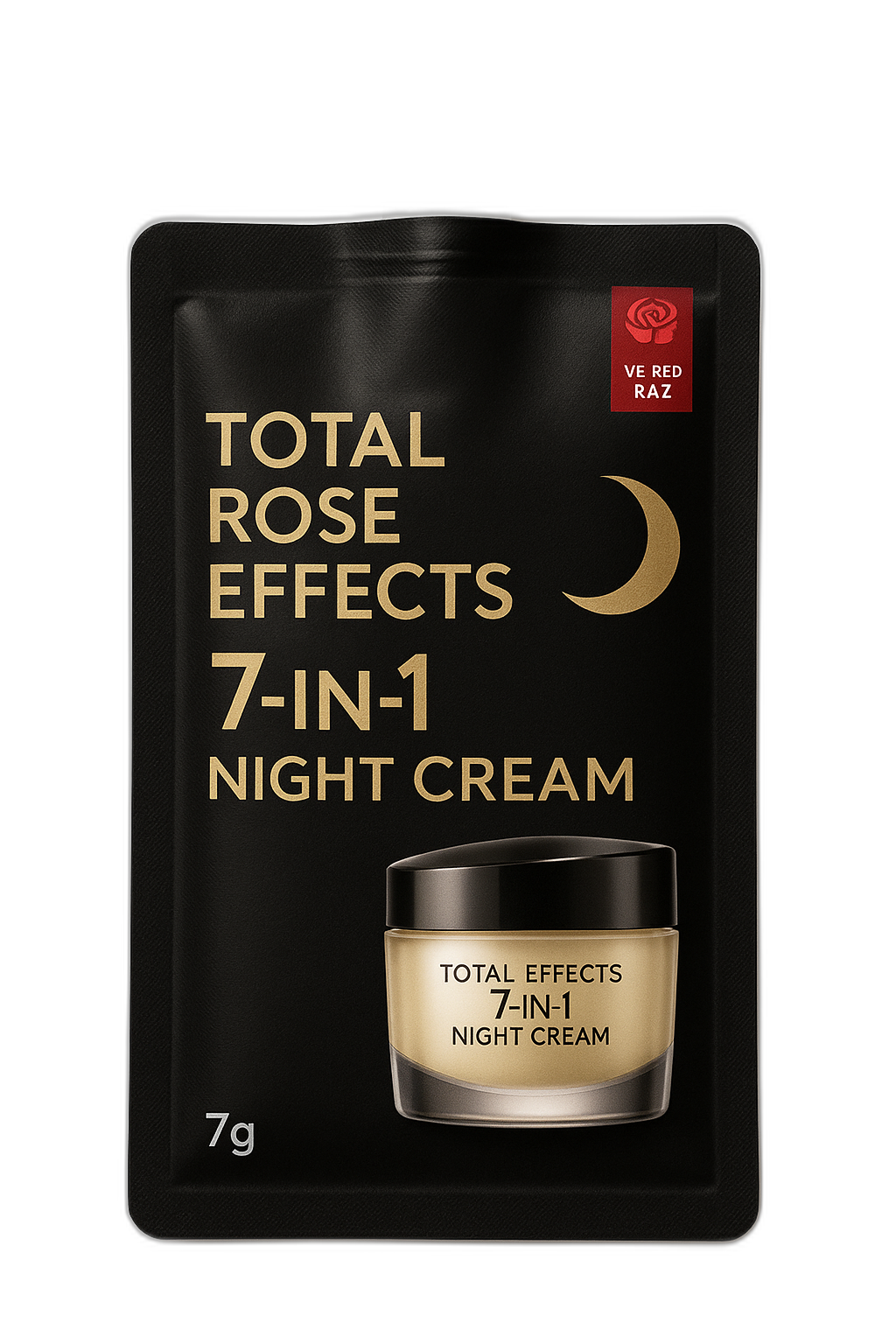 Cremă de Noapte Total Rose Effects 7 în 1 — Șapte Beneficii Într-un Borcan